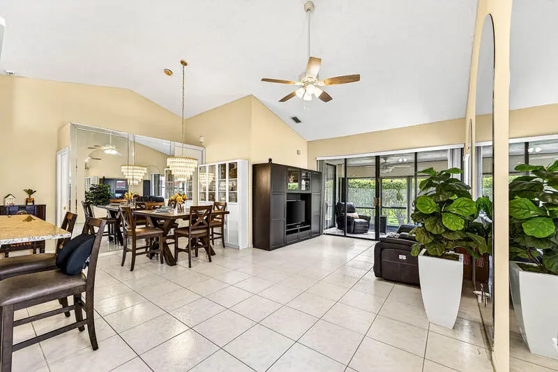 Living and Dining Area at 7888 Lexington Club Boulevard B, Delray Beach