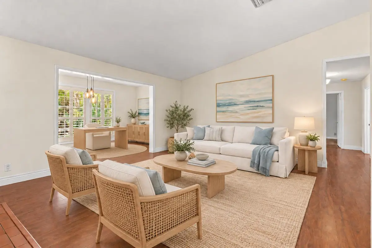 Bright Living Rm opens to Den at 5016 Heatherhill Lane 5, Boca Raton