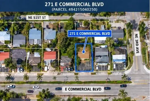 271 E Commercial Overhead View at 271 E COMMERCIAL Boulevard, Oakland Park