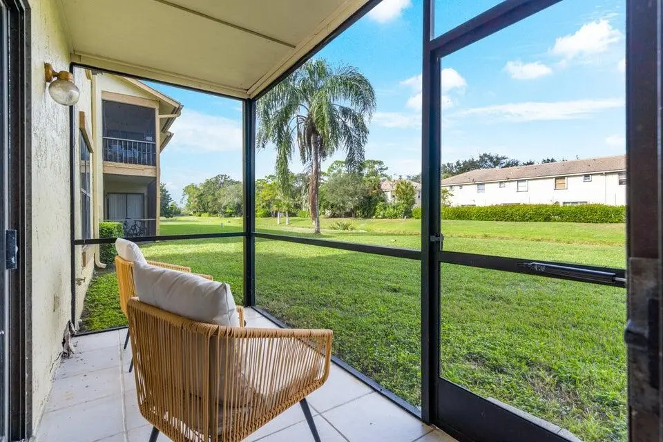 Back Patio at 13145 CHADWICK Court 14, Wellington