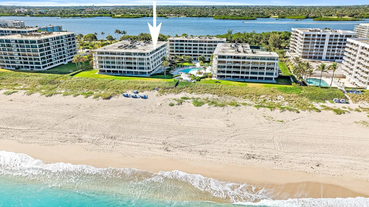 Aerial at 2600 S OCEAN Boulevard 502S, Palm Beach