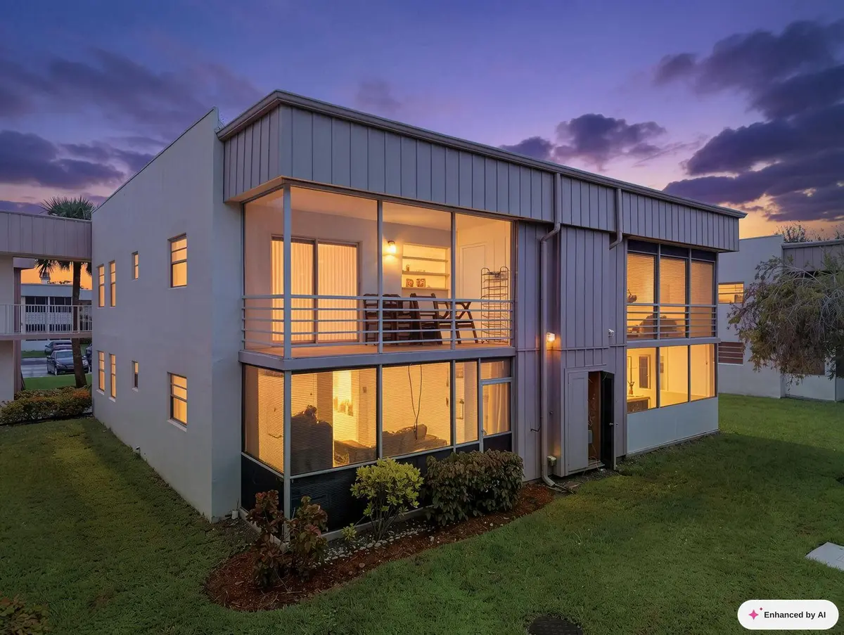 Unit Front Dusk at 471 Capri J, Delray Beach