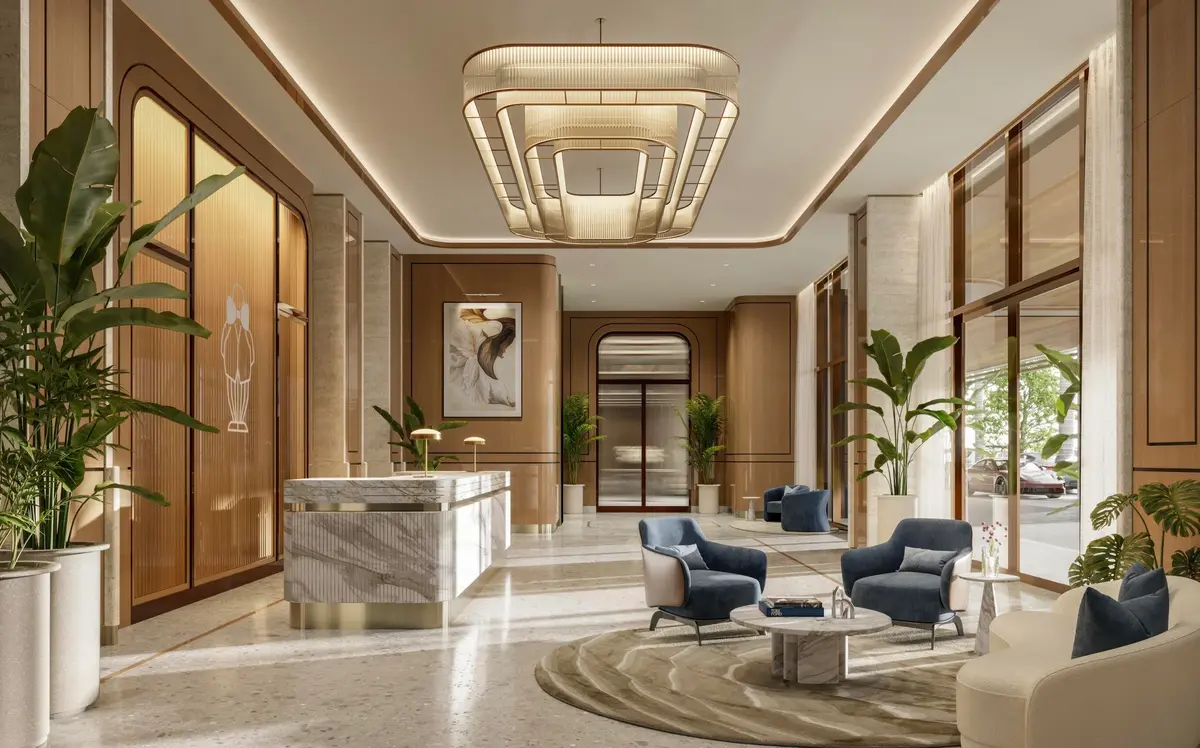 Lobby at 41 SE 4th Street 609, Boca Raton