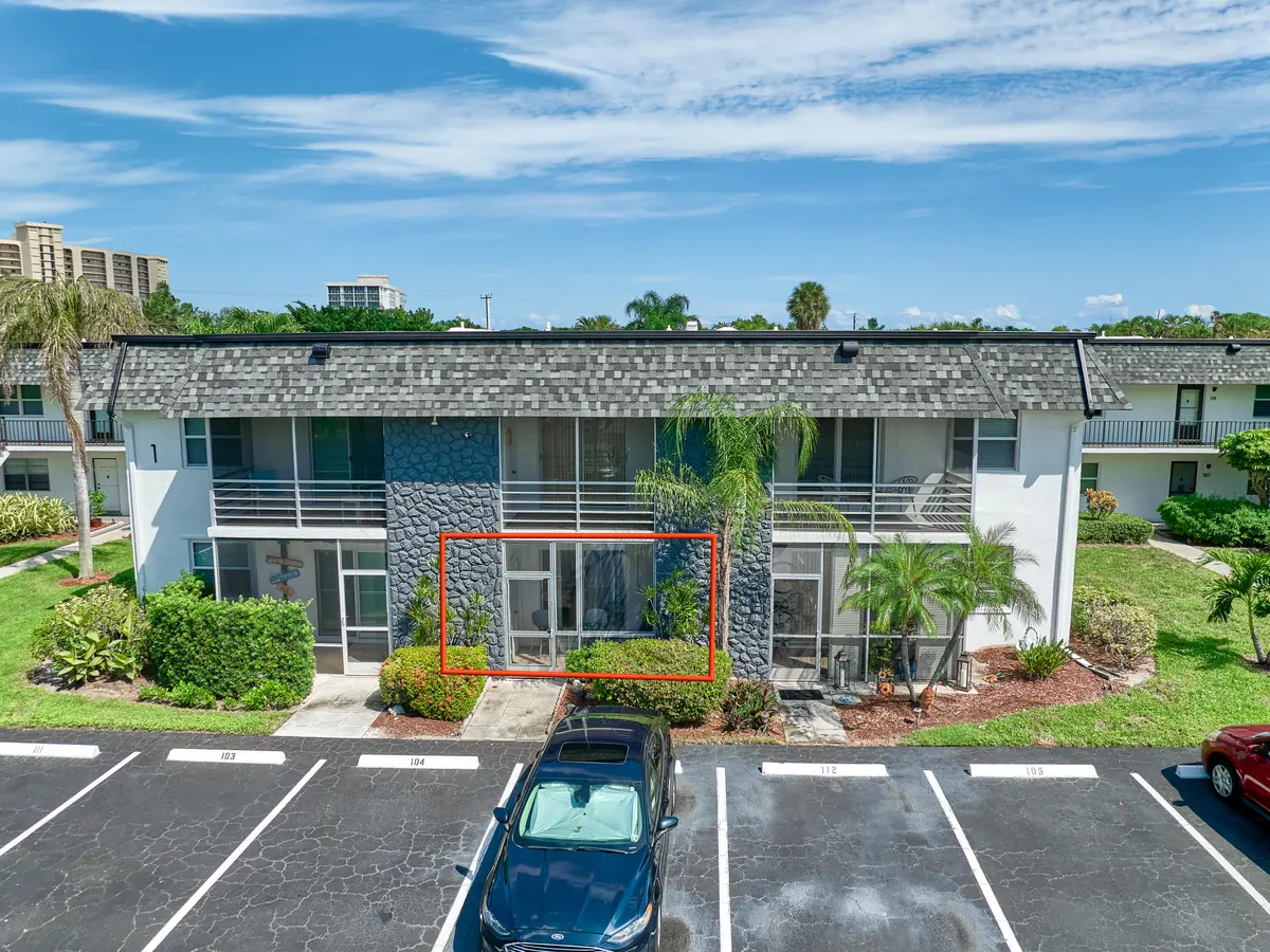 Rear Patio Entry - Outline at 1100 E Indiantown Road 104, Jupiter