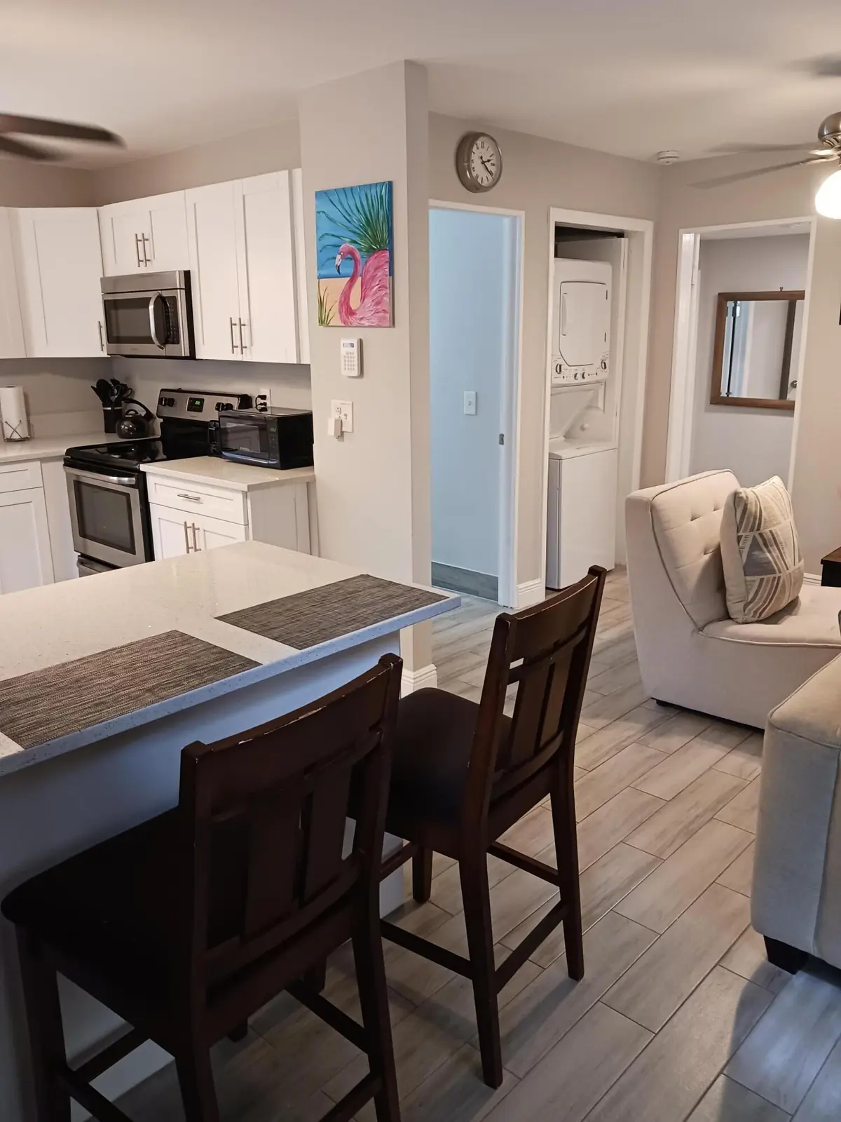KITCHEN & LIVING ROOM at 519 Cottage 31ST Street, West Palm Beach