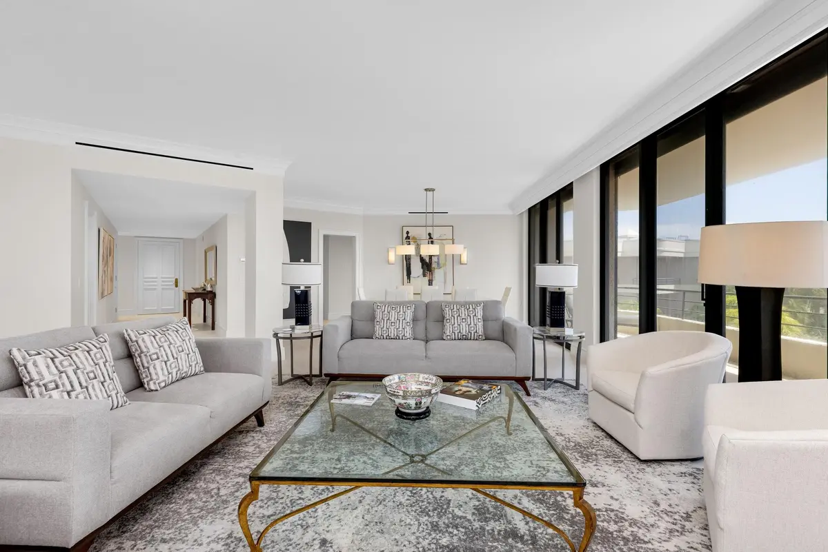 Living Area at 120 Sunset Avenue W 4 A, Palm Beach