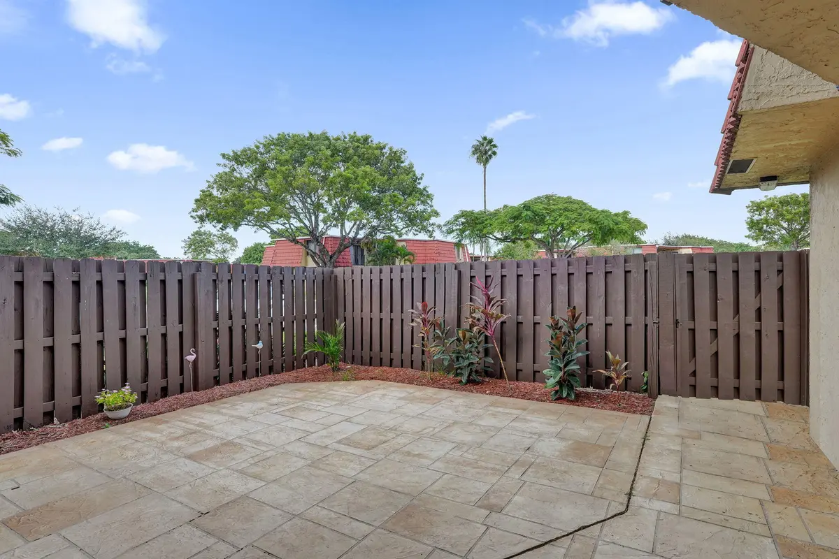 Patio at 22970 OXFORD Place A, Boca Raton