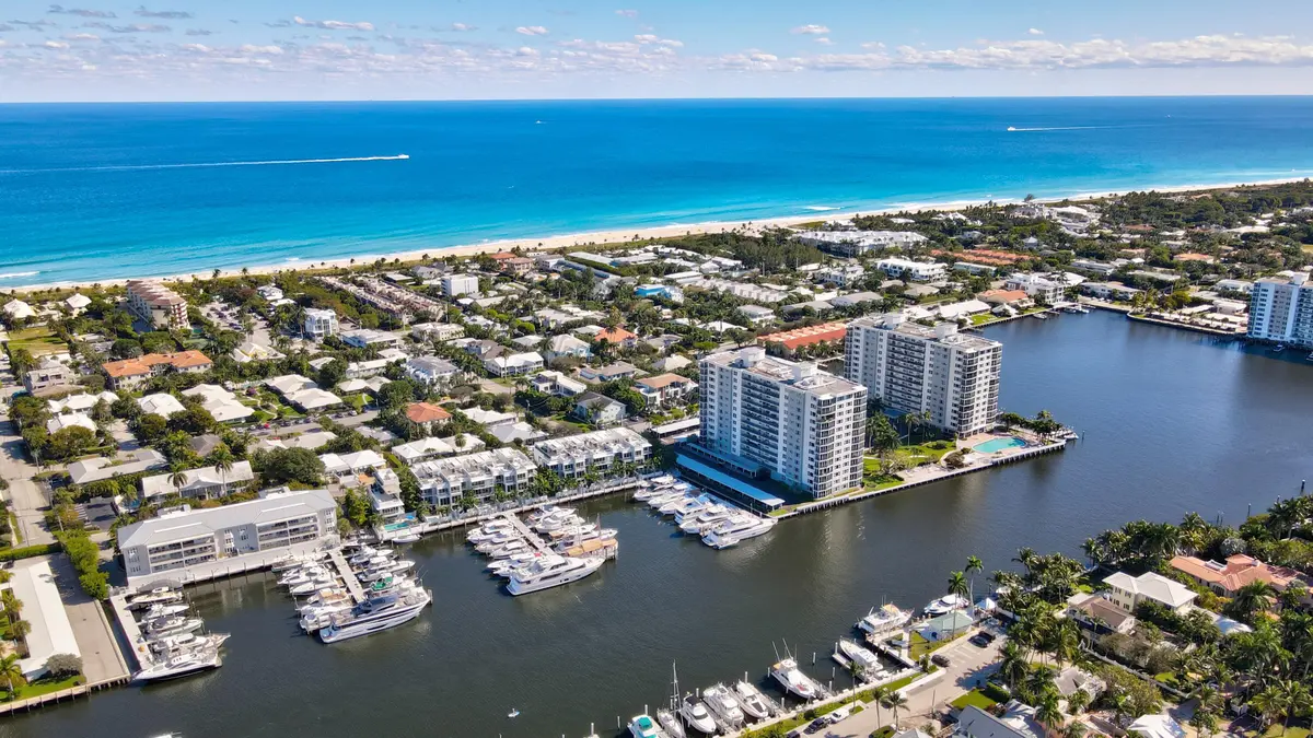 Aerial View at 200 S Ocean Boulevard A-115, Delray Beach