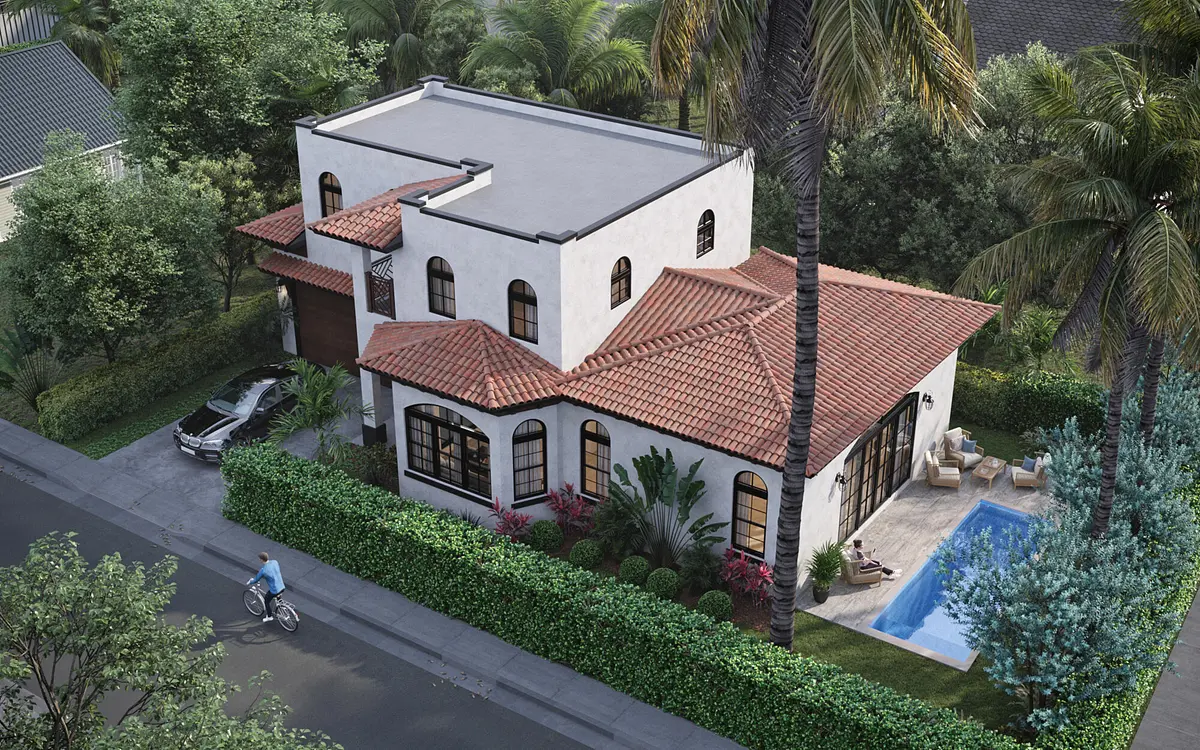 284 Lytton Court - Aerial View at 284 Lytton Court, West Palm Beach