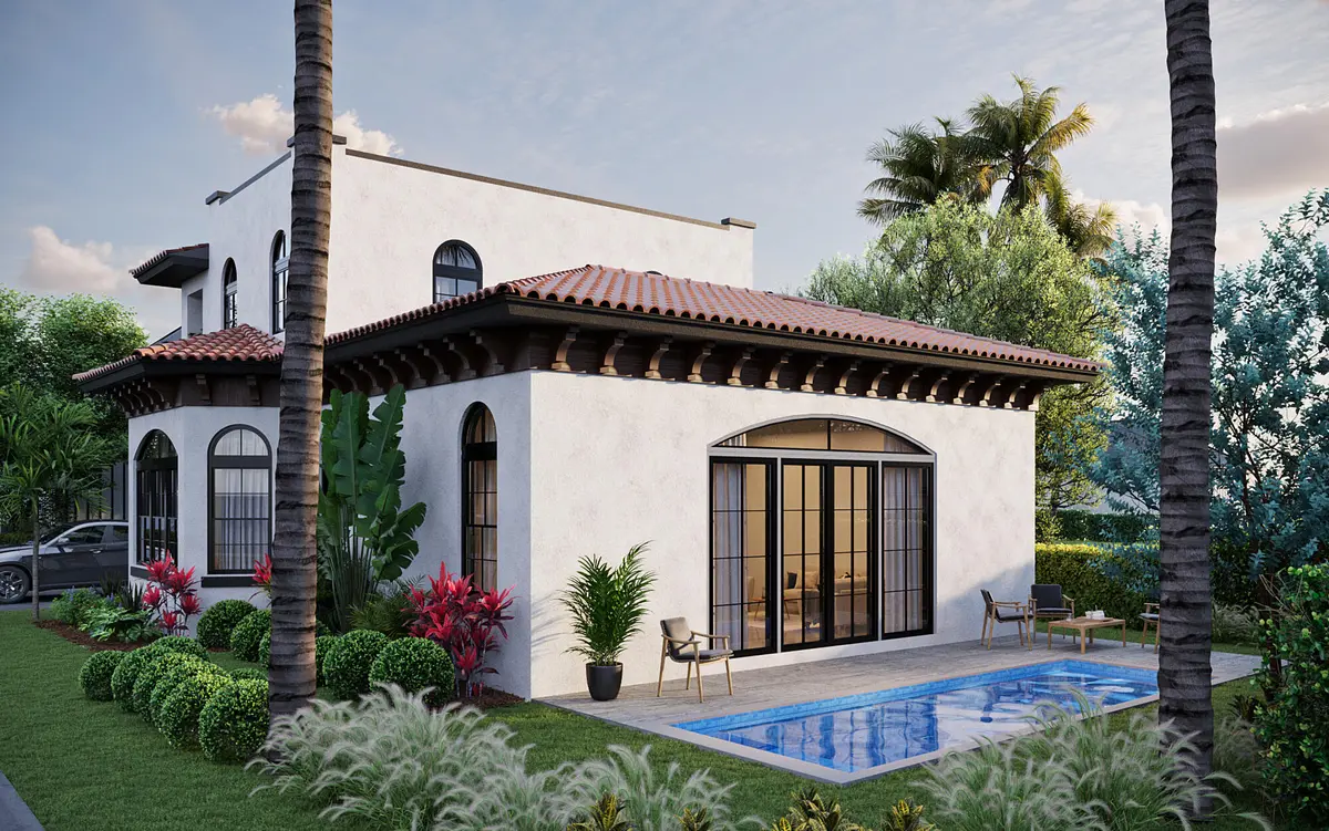 284 Lytton Court - Rear and Pool at 284 Lytton Court, West Palm Beach