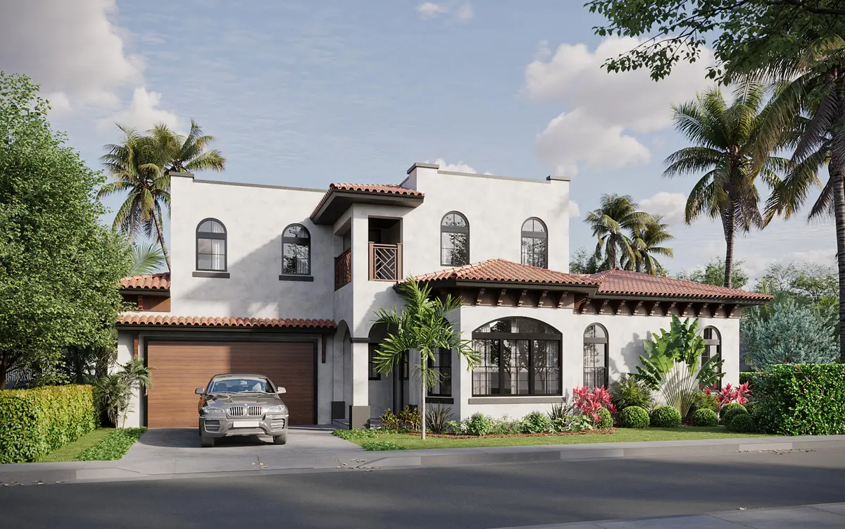 284 Lytton Court - S Olive Ave Elevation at 284 Lytton Court, West Palm Beach