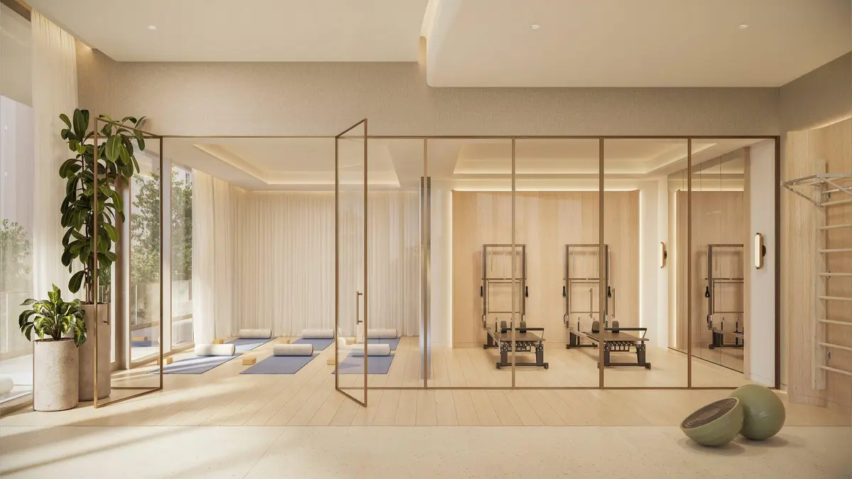 14_Amenity_Yoga_Room at 1865 N Flagler Drive 1703, West Palm Beach