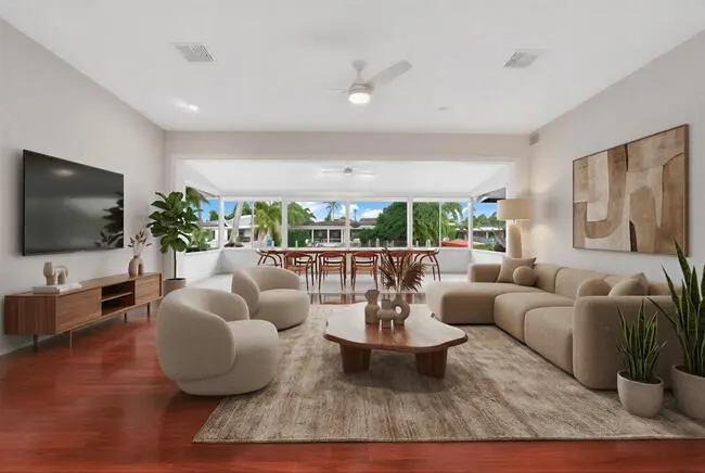 Great Room at 2142 NE 17th Avenue, Wilton Manors