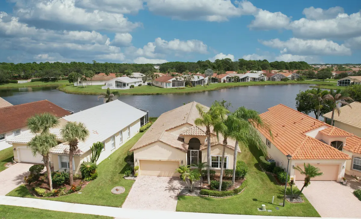 Aerial Front at 320 NW MILLPOND Lane, Port St. Lucie