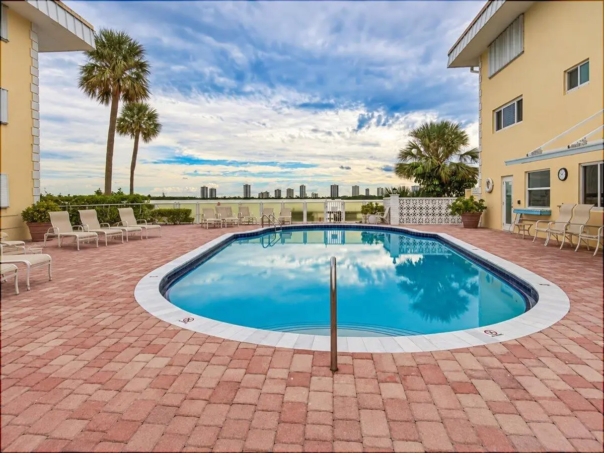 Pool Area on Intracoastal at 101 Doolen Court 205, North Palm Beach