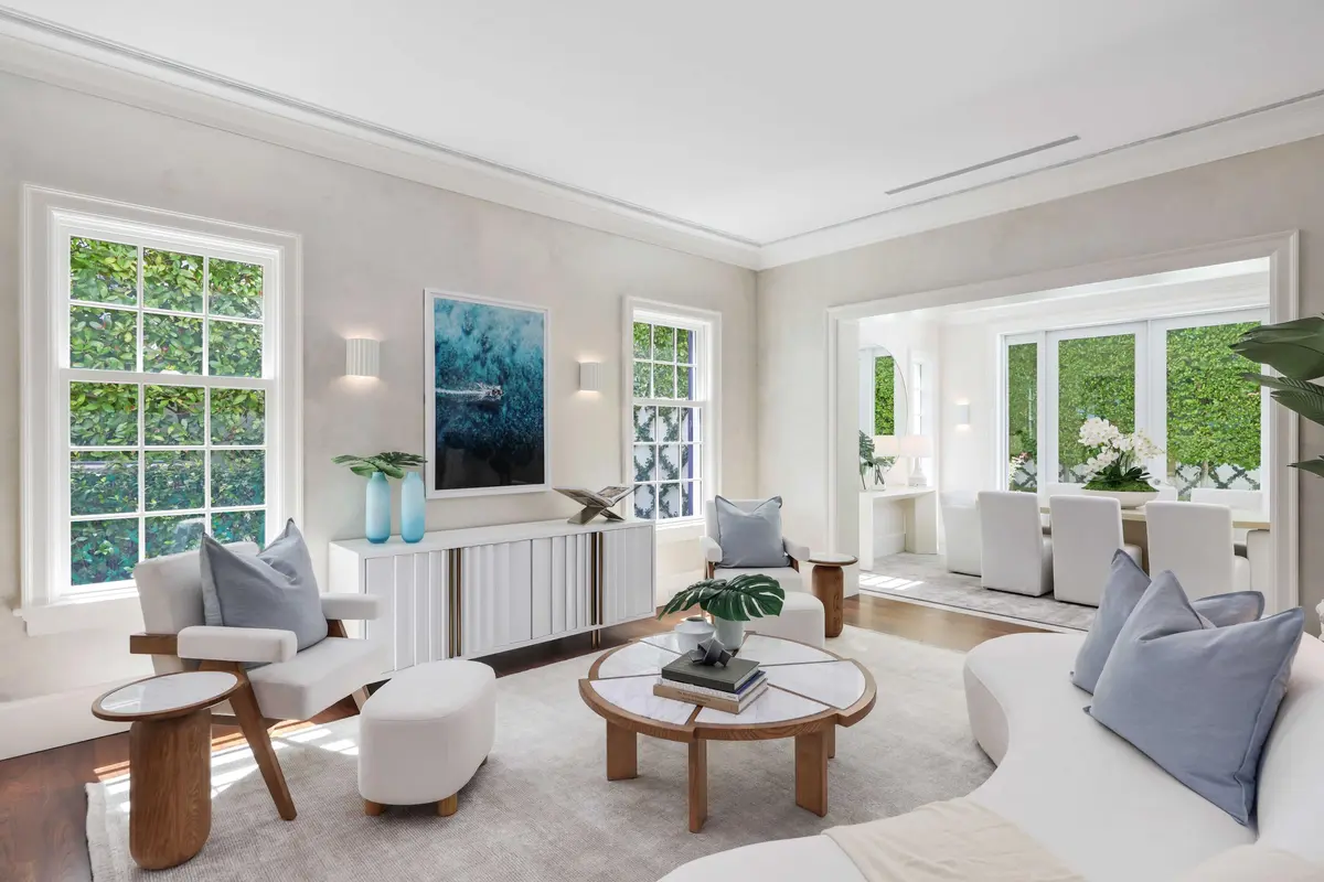 7 - Living Room at 308 COCOANUT Row, Palm Beach