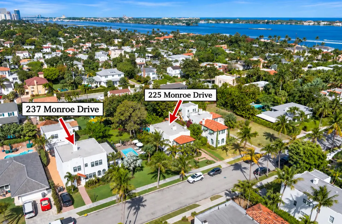 237 & 225 - Aerial at 237/225 Monroe Drive, West Palm Beach
