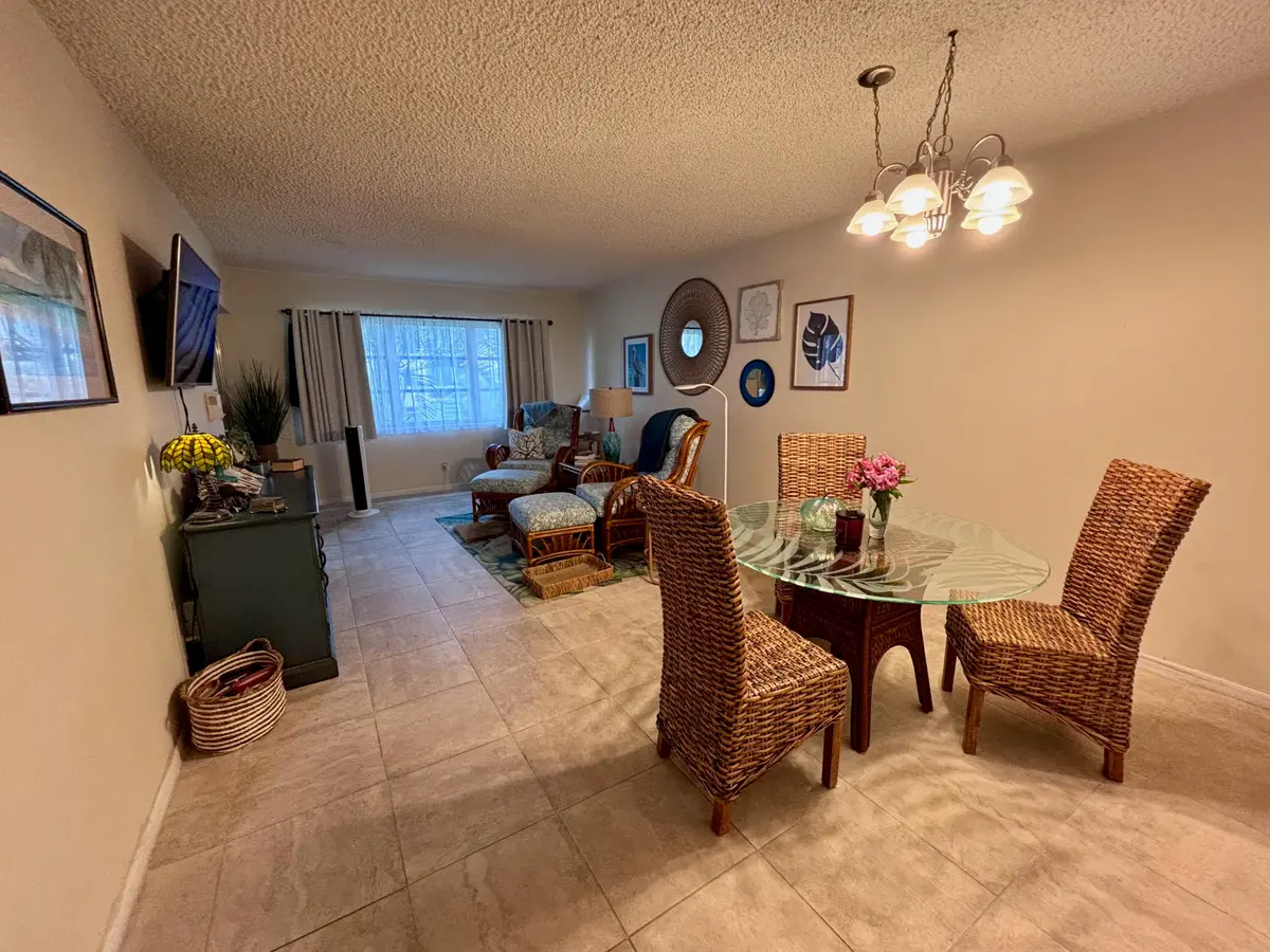 dining/living area at 400 NE 20th Street B208, Boca Raton