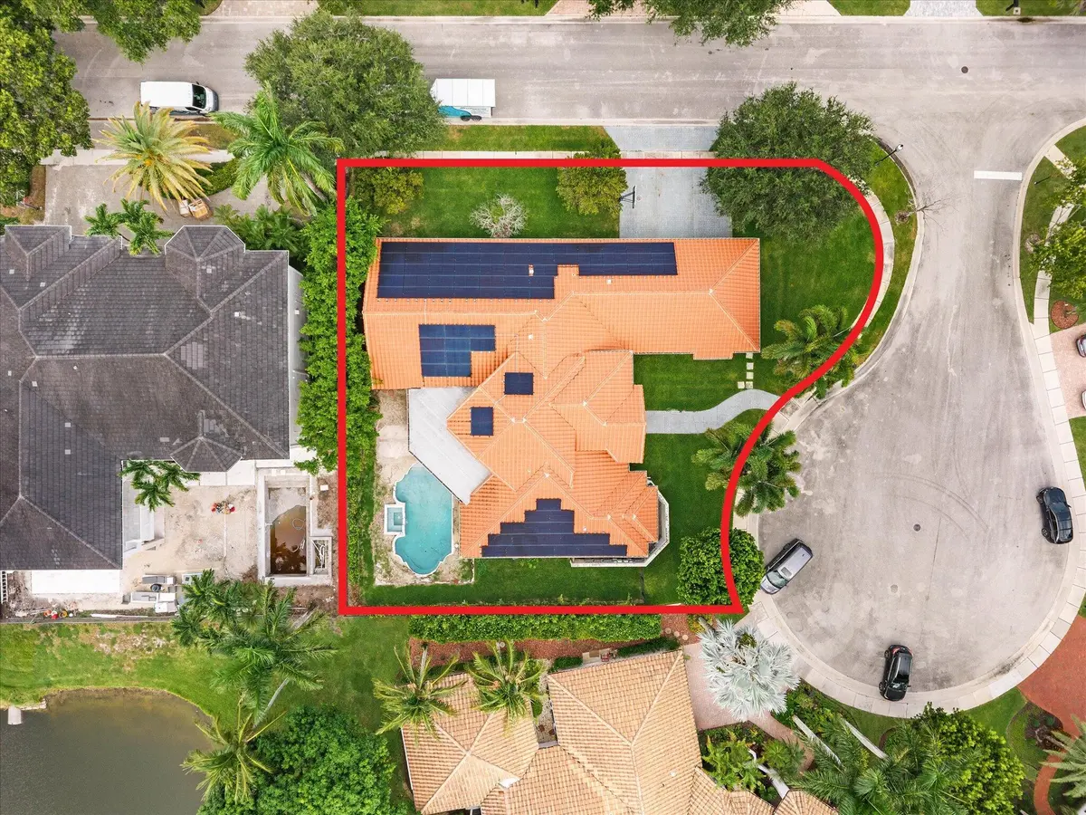 Aerial at 3131 St Annes Place, Boca Raton