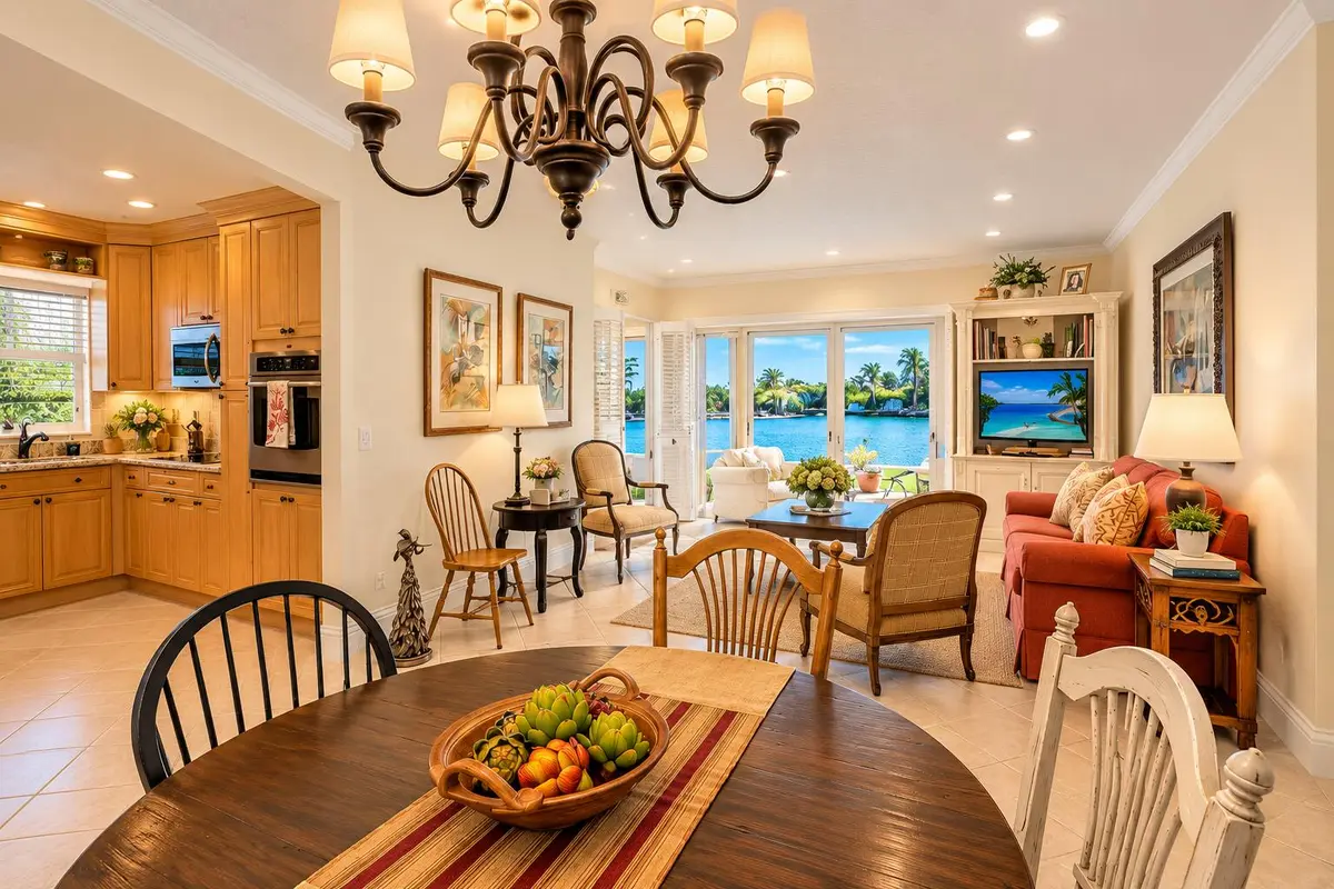 LIVING AREA at 20 COLONIAL CLUB Drive 200, Boynton Beach