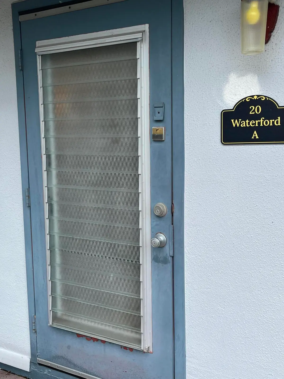 entranceway at 20 Waterford A, Delray Beach