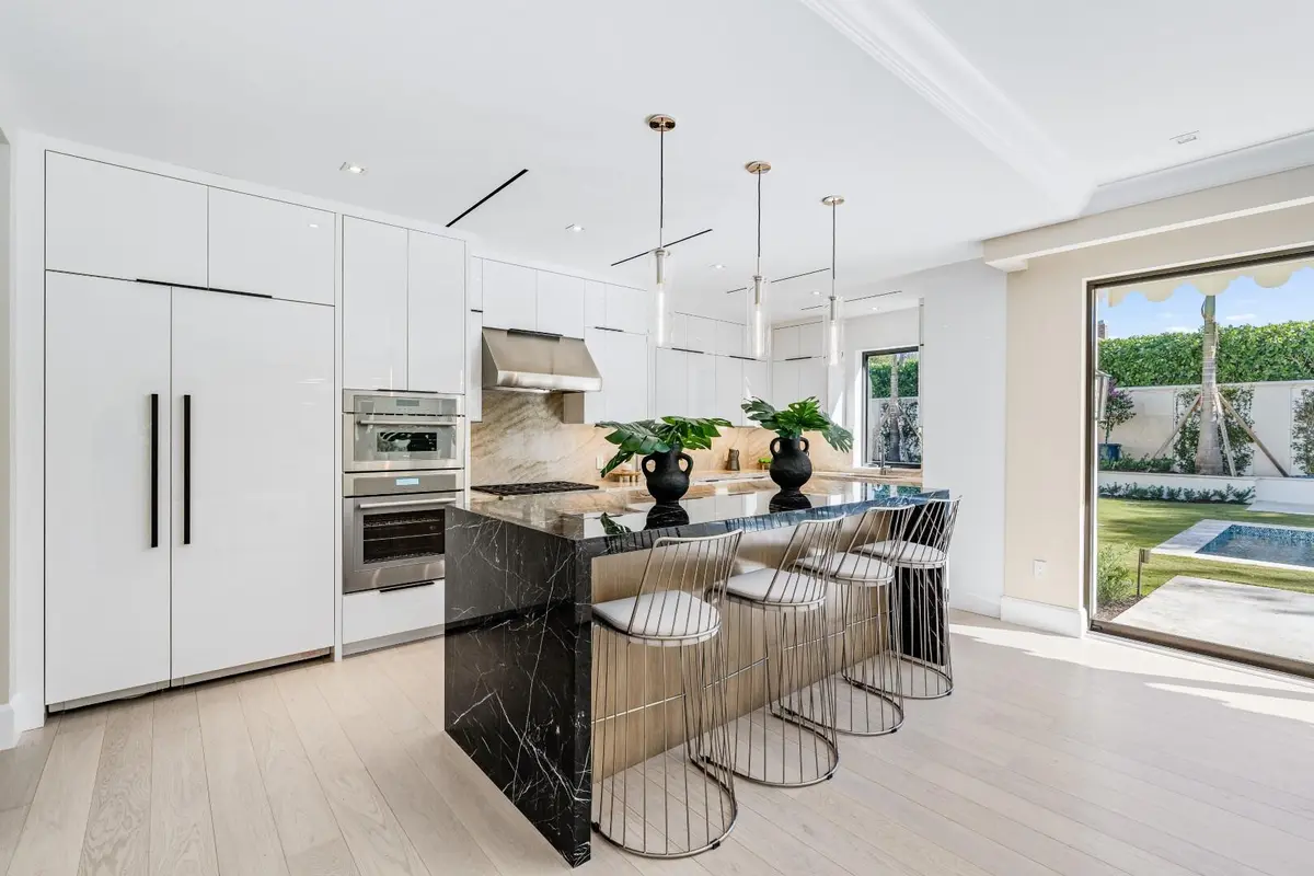 Kitchen at 150 El Vedado Road, Palm Beach