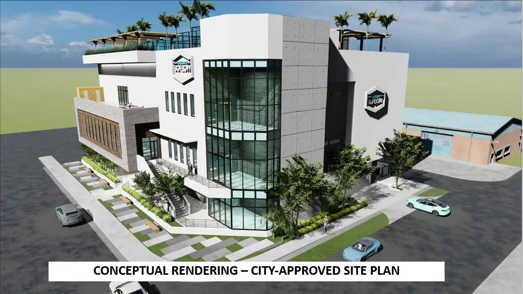 Conceptual Corner Rendering at 1048 E OAKLAND PARK Boulevard, Oakland Park