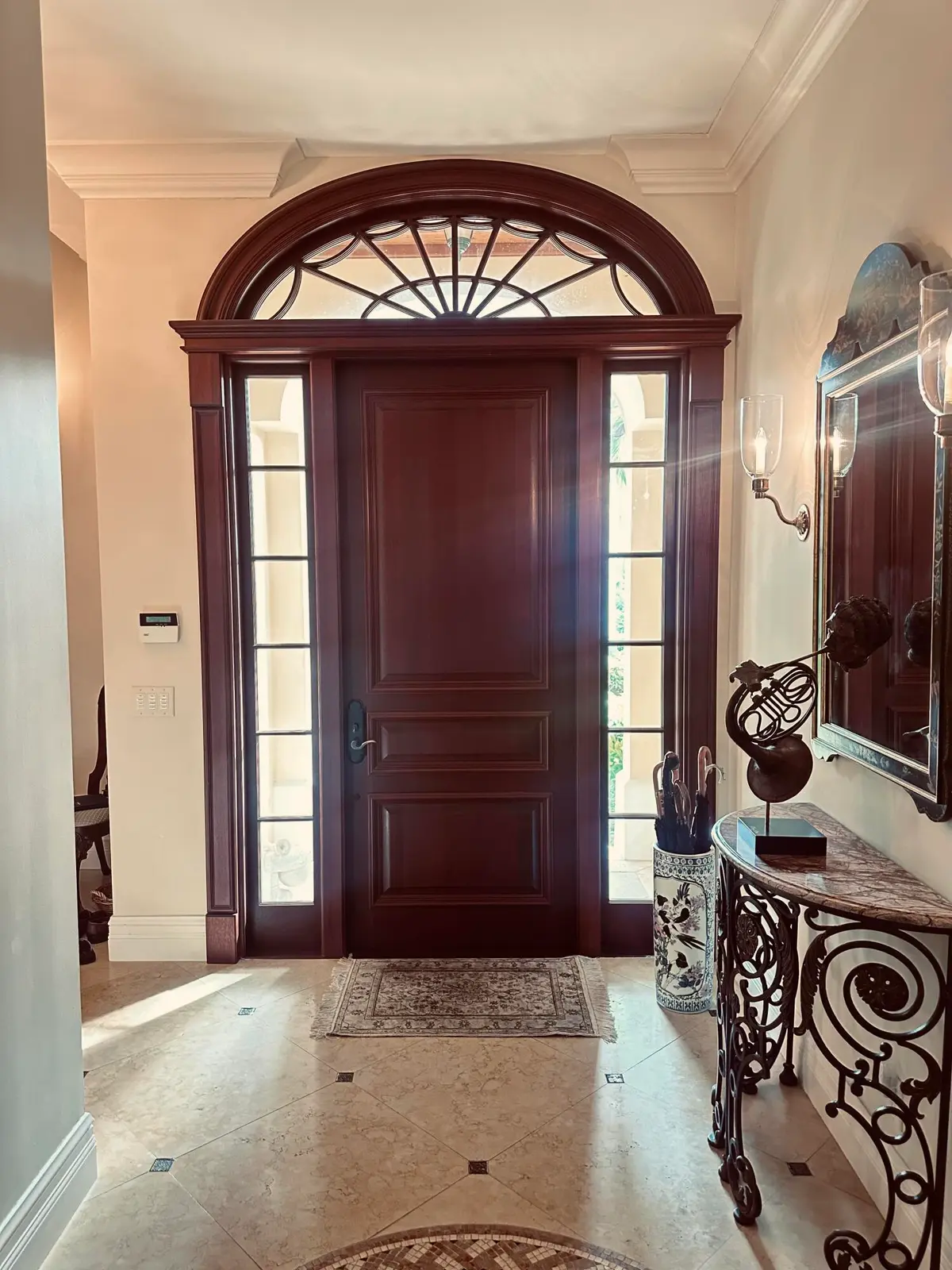 Entry at 223 Coral Lane, Palm Beach