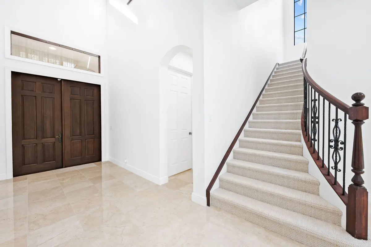 Front Door/Stairs at 8242 EMERALD Avenue, Parkland