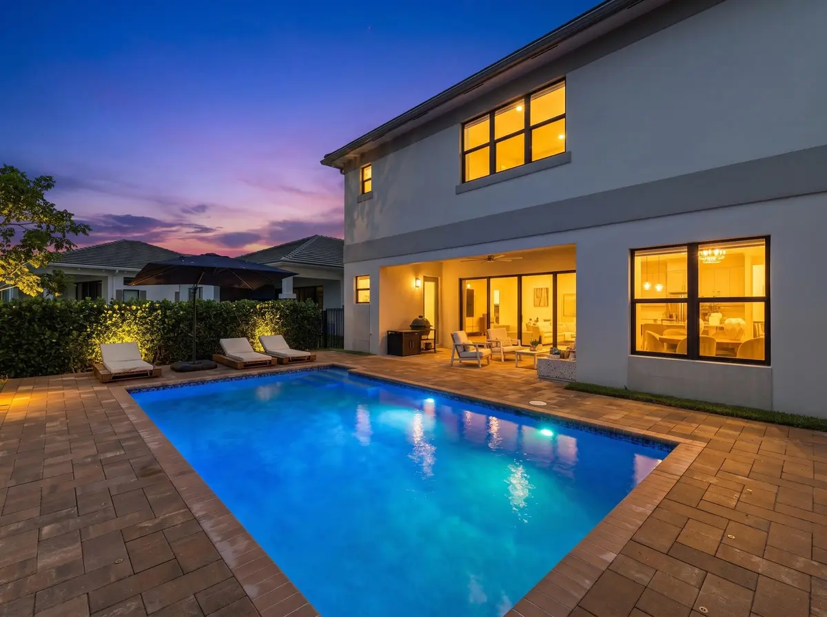 Pool at 13143 FEATHERING Way, Palm Beach Gardens