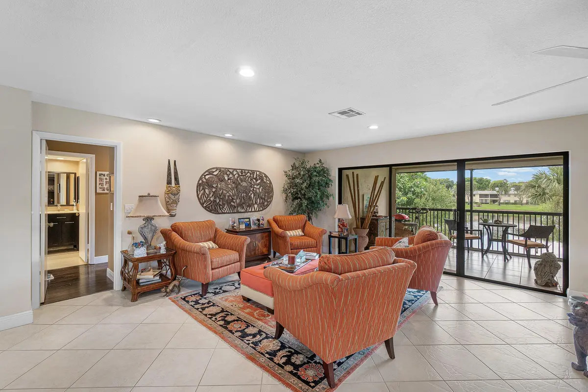 Living Room at 12 WESTGATE Lane 12D, Boynton Beach