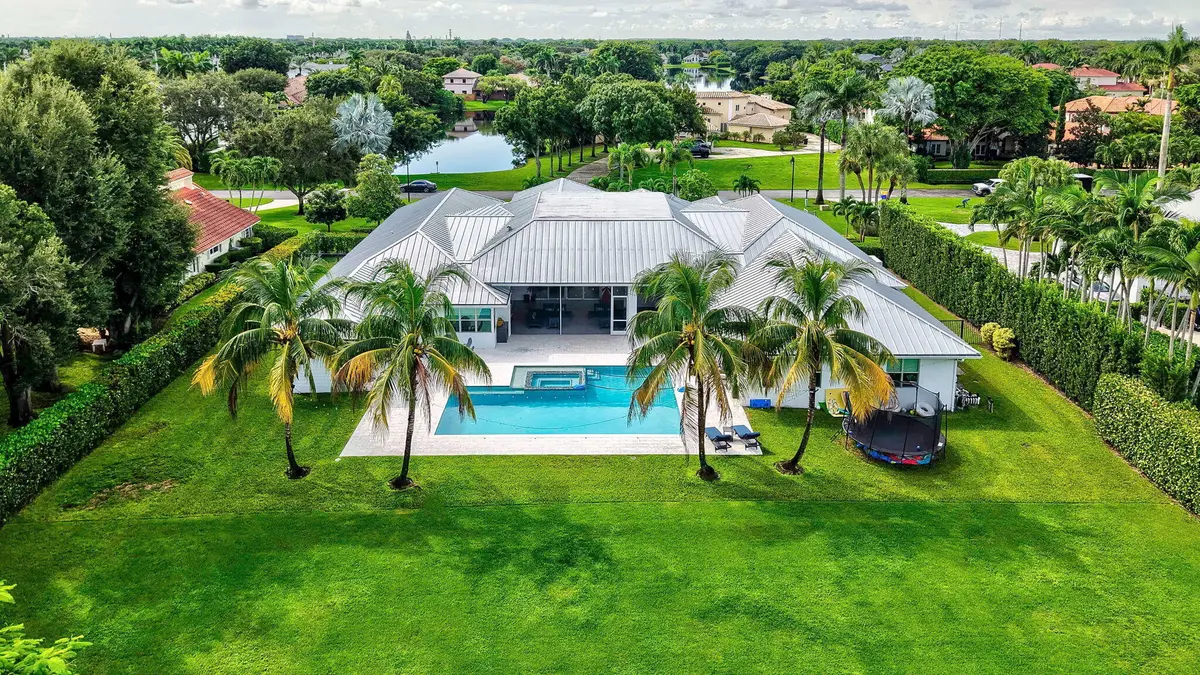 Aerial - Back at 17664 Fieldbrook Circle, Boca Raton
