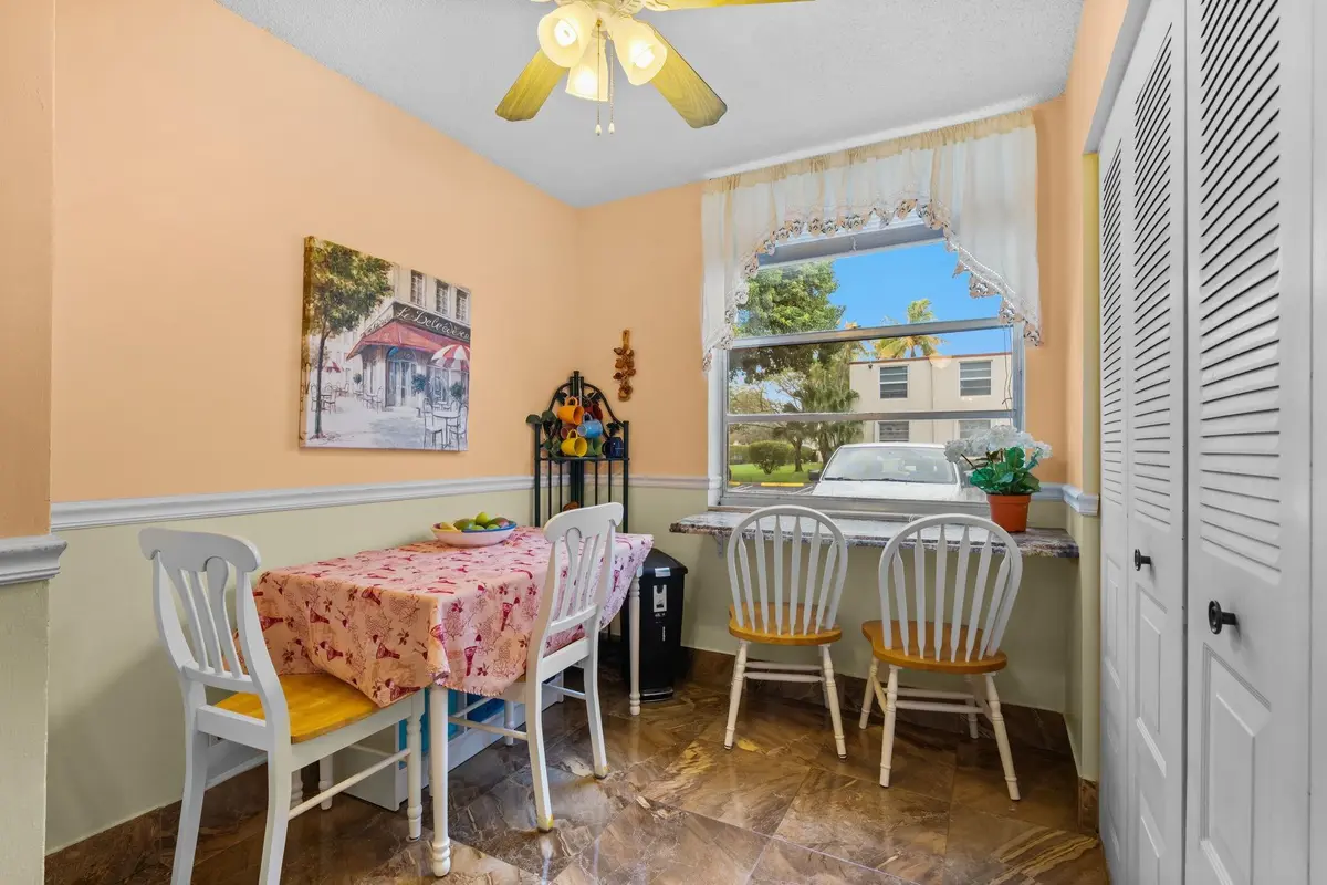 Dining Area at 10 WILLOWBROOK Lane 108, Delray Beach