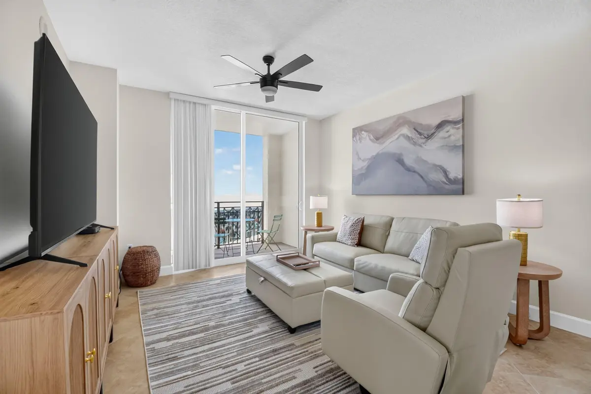 Living Room at 550 OKEECHOBEE Boulevard 1618, West Palm Beach