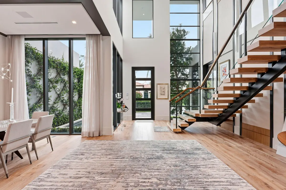 Foyer Dining Room at 1371 ROYAL PALM Way, Boca Raton