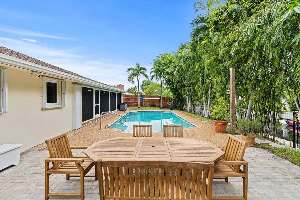Pool/Patio Area at 6866 PAUL MAR Drive, Lake Worth