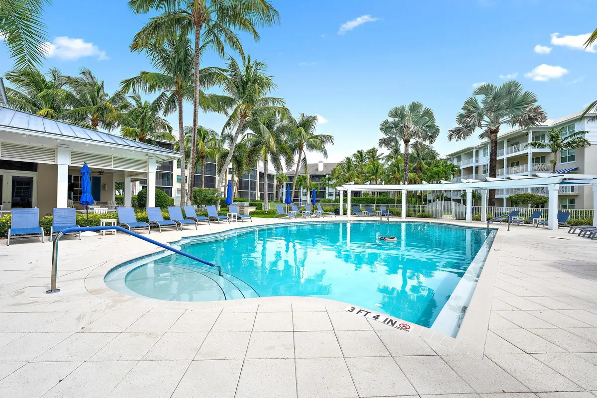 Resort style pool at 844 Bay Colony Drive, Juno Beach