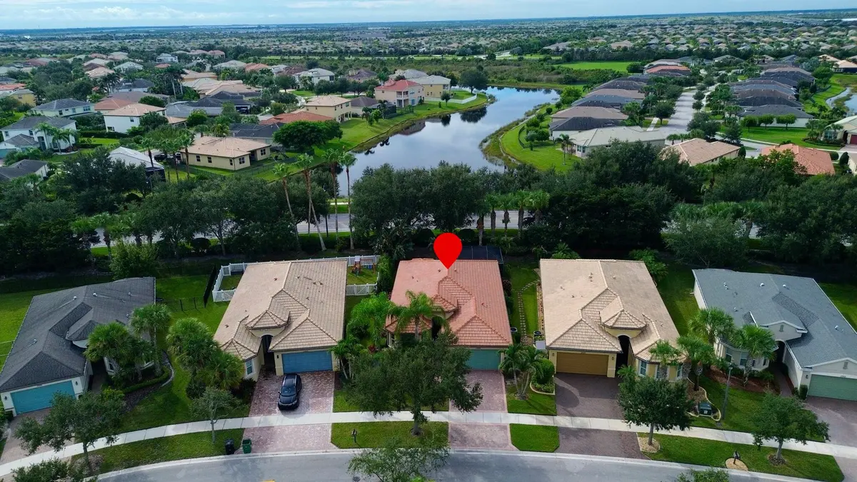 Aerial Front at 11899 SW Crestwood Circle, Port St. Lucie