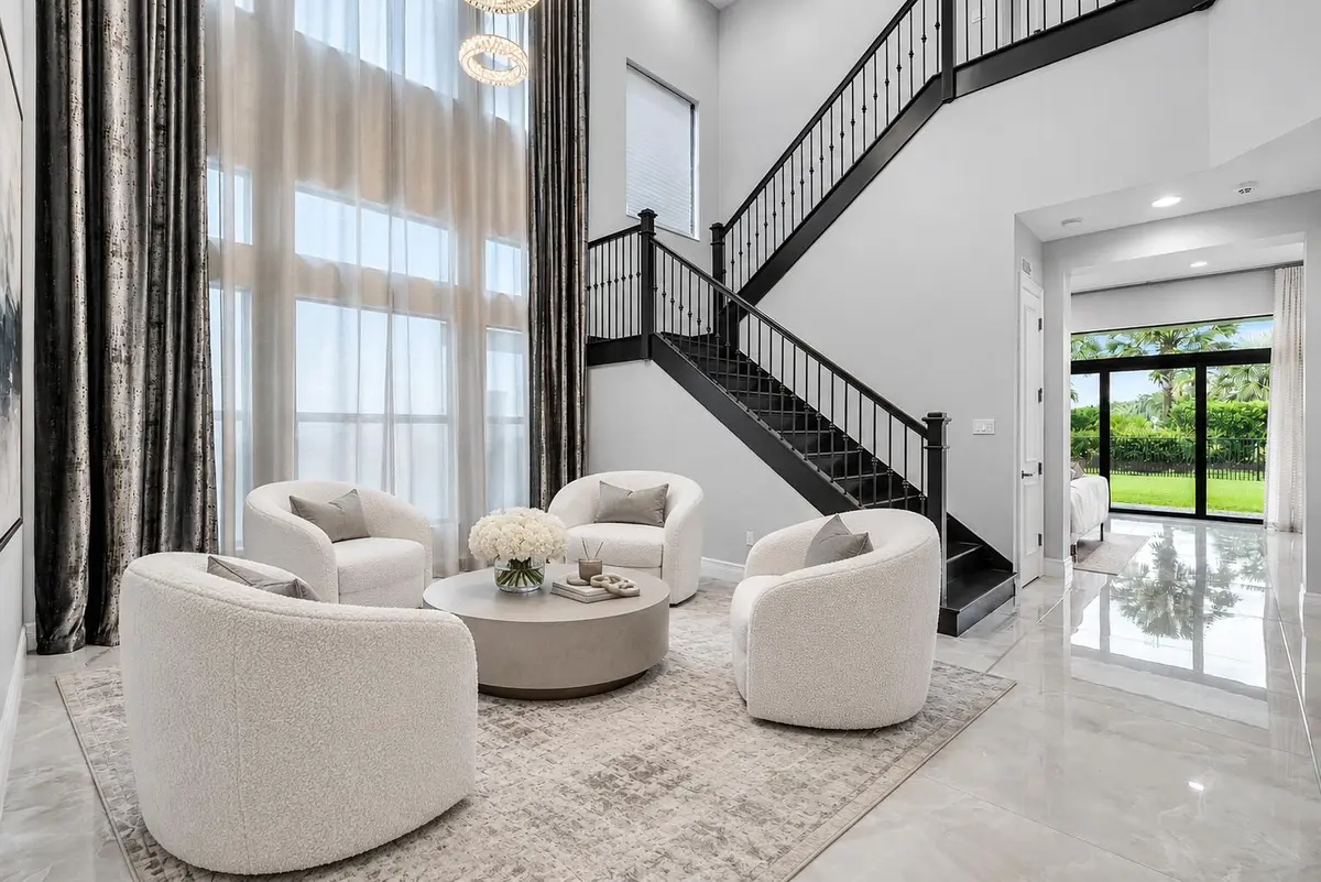 FOYER-STAGED at 8985 CHAUVET Way, Boca Raton