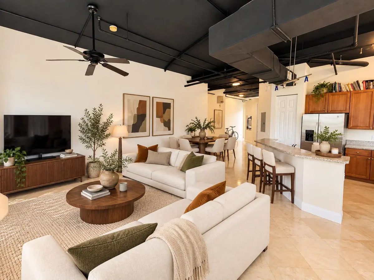 Warm organic modern loft refresh(1) at 301 W Atlantic Avenue L10, Delray Beach