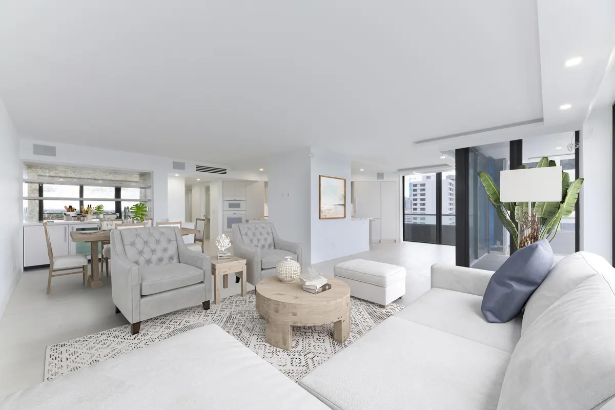 Virtually Staged at 525 S Flagler Drive 11A, West Palm Beach