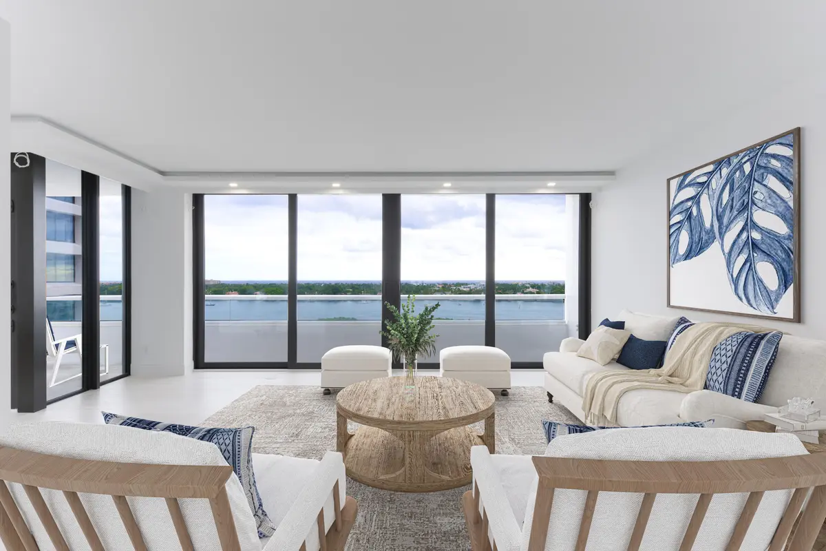 Virtually Staged at 525 S Flagler Drive 11A, West Palm Beach