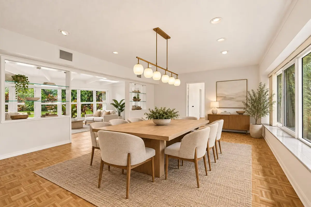 Dinning Room (Virtual Staging) at 1705 NE 26TH Avenue, Fort Lauderdale