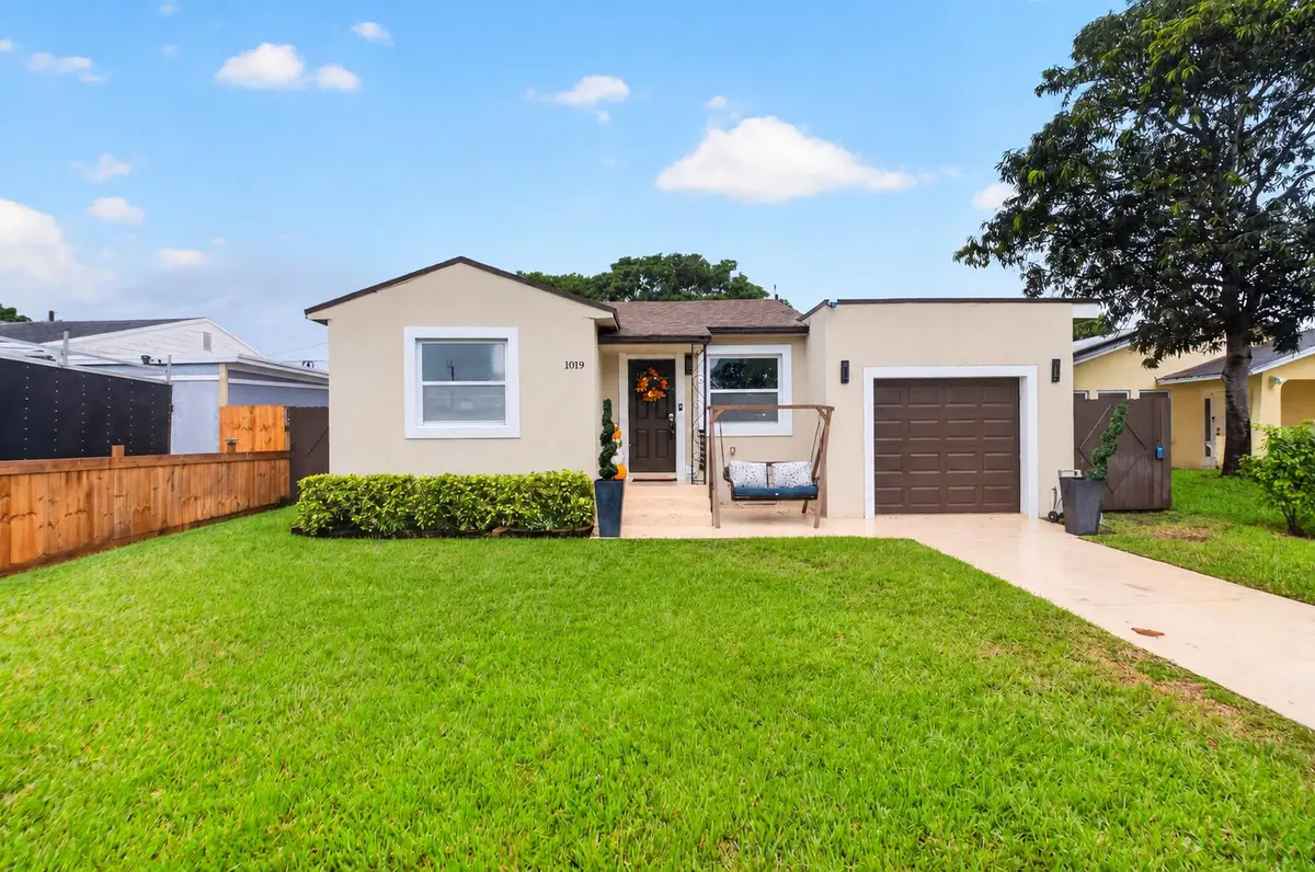 Clean Suburban Home Exterior at 1019 N C Street, Lake Worth Beach