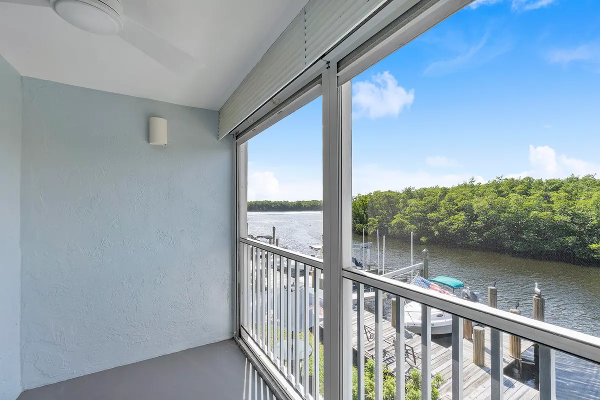 intracoastal view balcony at 689 NE 6th Court, Boynton Beach