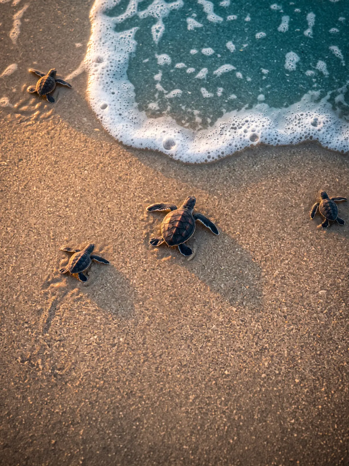 Baby sea turtles at 12356 HIGHWAY A1A Highway, Vero Beach