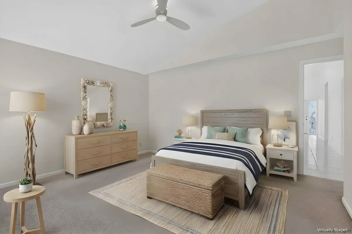 Primary bedroom at 23363 Water Circle, Boca Raton