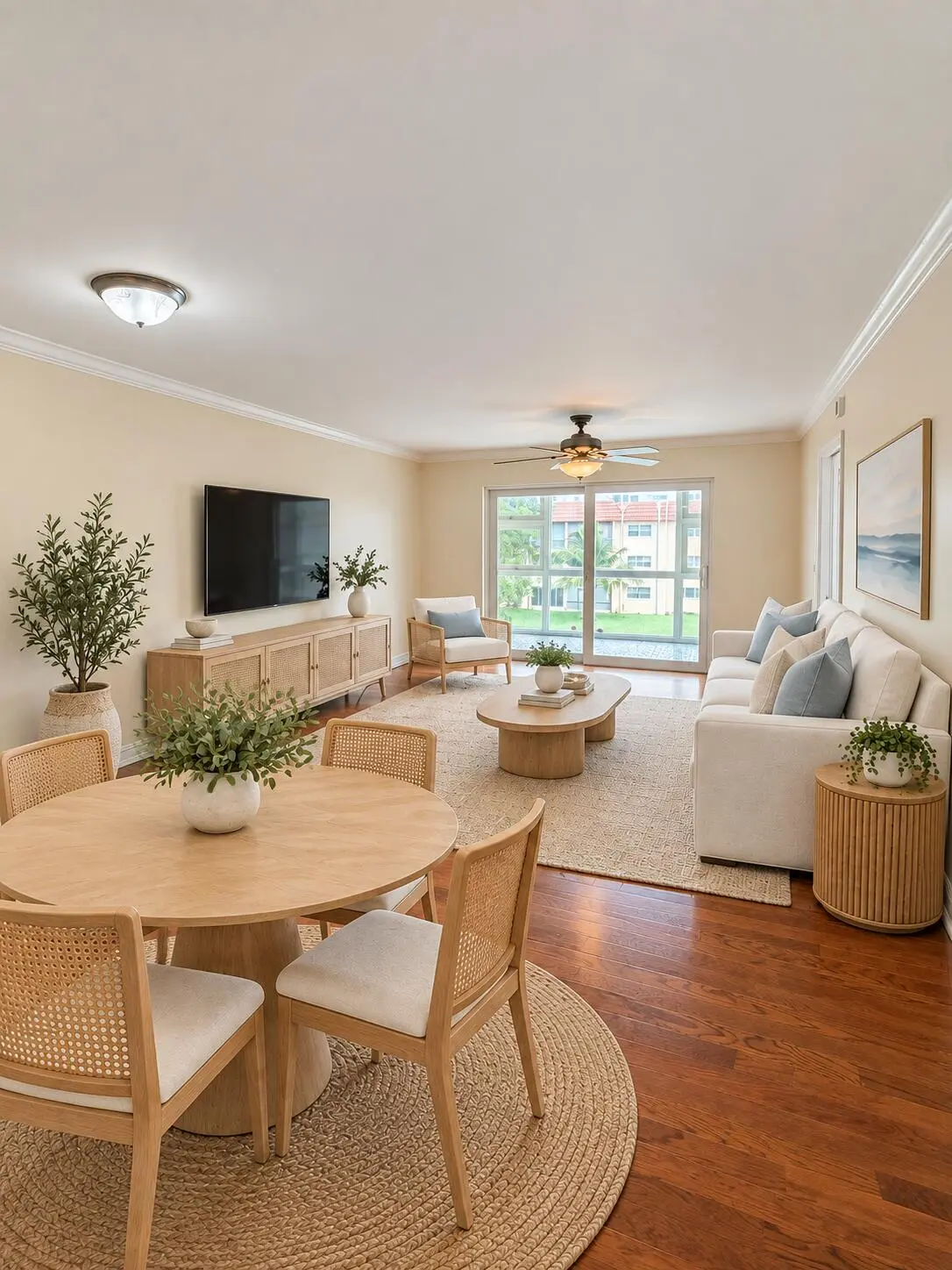 Staged Dining/Living at 2800 N Pine Island Road 312, Sunrise
