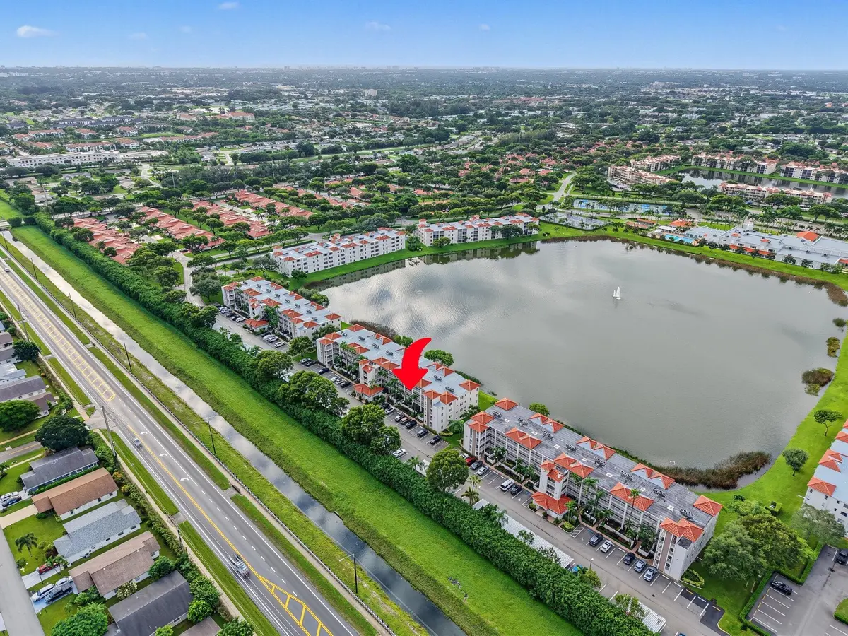 South Facing Lake View at 6096 HUNTWICK Terrace 206, Delray Beach