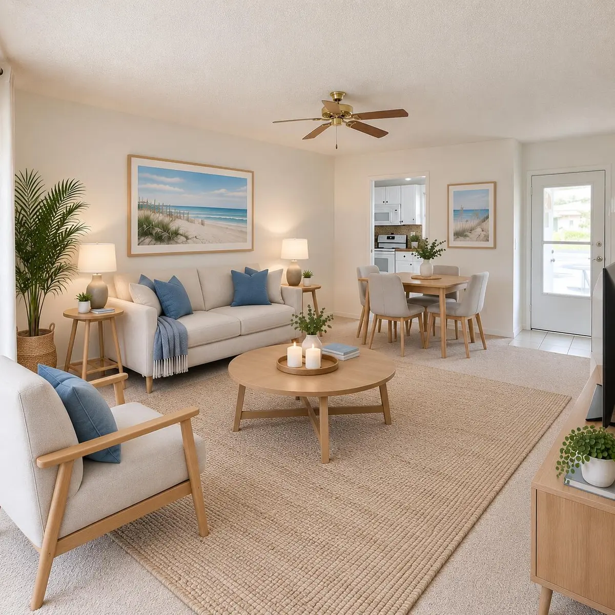 VIRTUALLY STAGED LIVING AREA2 at 2915 Crosley Drive A, West Palm Beach